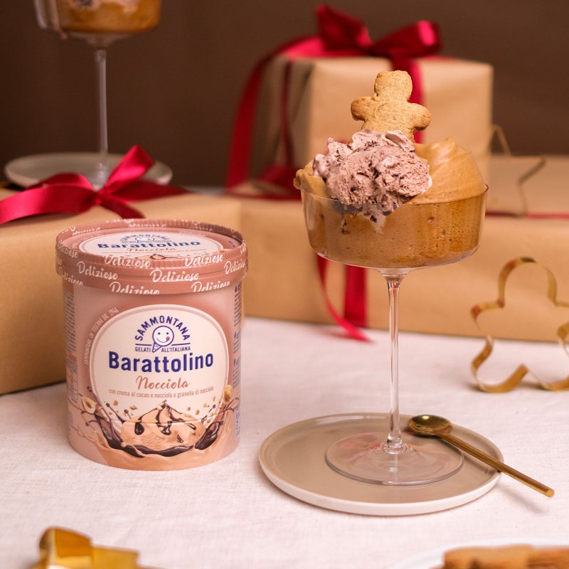 Gingerbread affogato