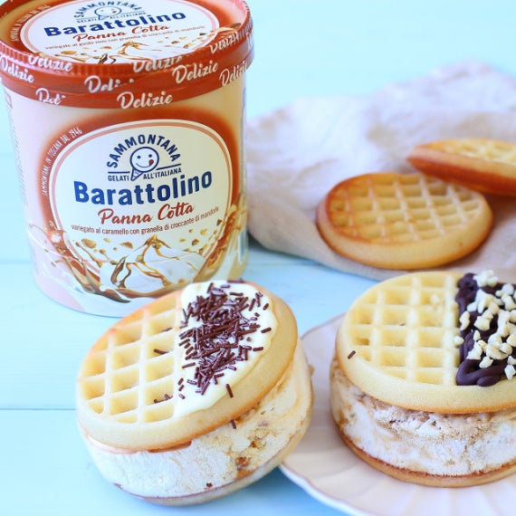 Waffle gelato